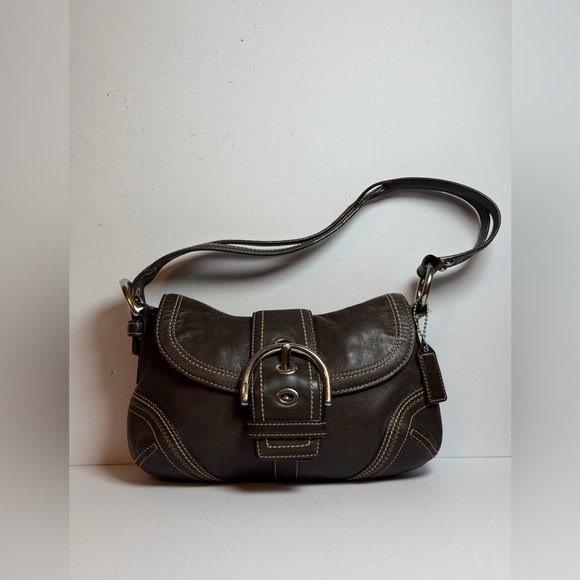 Coach Handbags - Coach Y2K SoHo Chocolate Brown Leather Shoulder Bag RARE